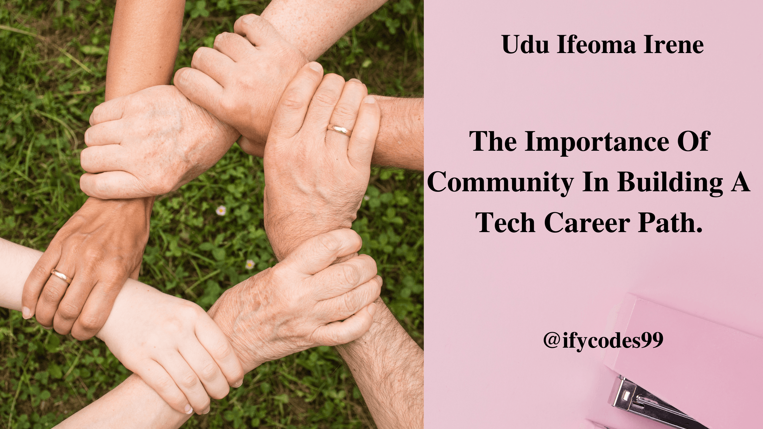The Importance Of Community In Building A Tech Career Path.